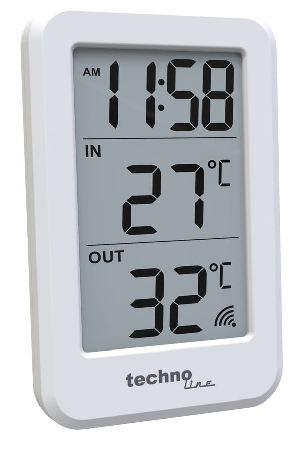 Technoline WS 9172 Vit Batteri