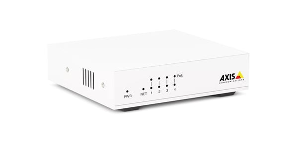 Miniatyrbillede 2 af 5: Axis 02101-002 netværksswitch Ikke administreret Fast Ethernet (10/100) Strøm over Ethernet (PoE) Hvid