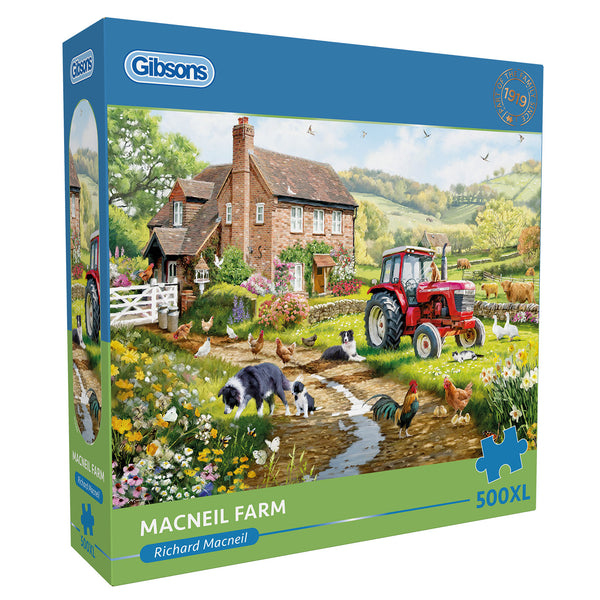 Gibsons Macneil Farm Extra Large Puslespil 500 stk