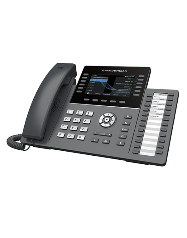 Grandstream Networks GRP2636 IP-telefoner Svart 12 linjer LCD Wi-Fi