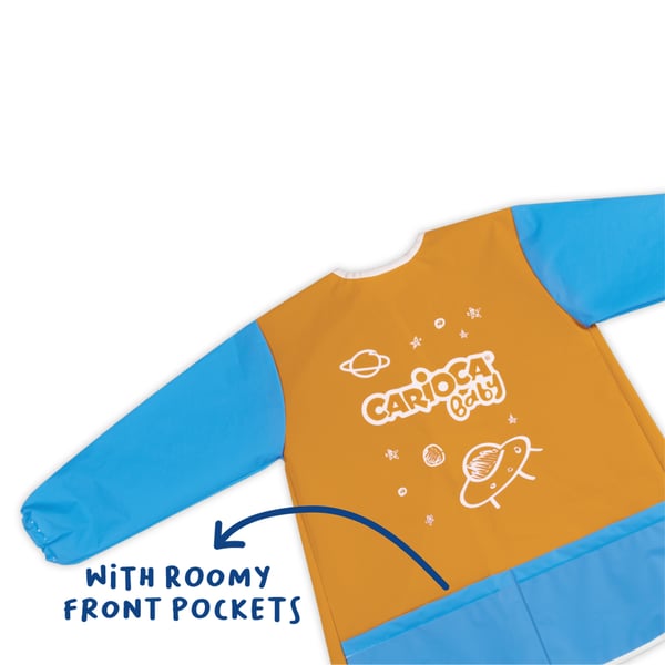 Carioca Apron Waterproof 2-4 y/o male forklæde Børn Blå, Orange