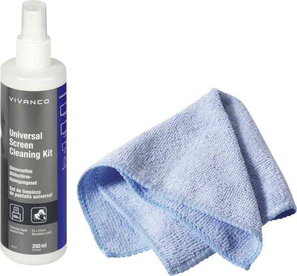 Miniatyrbild 1 av 3: Vivanco VNCLEAN250ML kit för produktrengöring LCD/LED/Plasma, LCD/TFT/Plasma Pumpspray för rengöring av utrustning 250 ml