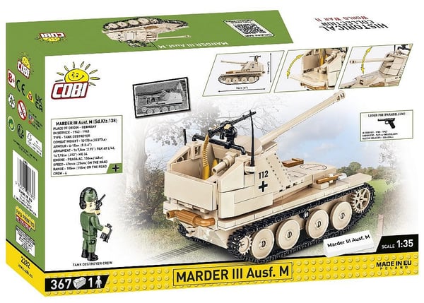 Pikkukuva 8 / 8: COBI Marder III Ausf.M (Sd.Kfz.138)