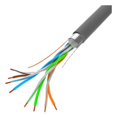 Miniatyrbild 1 av 2: Lanberg LCF5-10CC-0305-S nätverkskablar Grå 305 m Cat5 F/UTP (FTP)