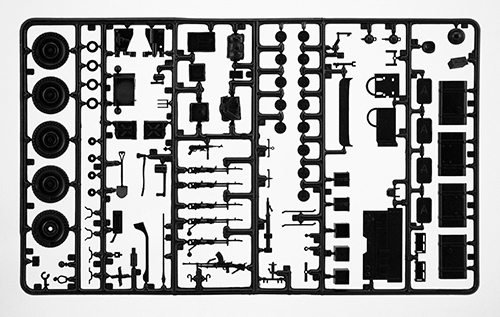 Italeri Commando car Kranvogn model Monteringssæt 1:35