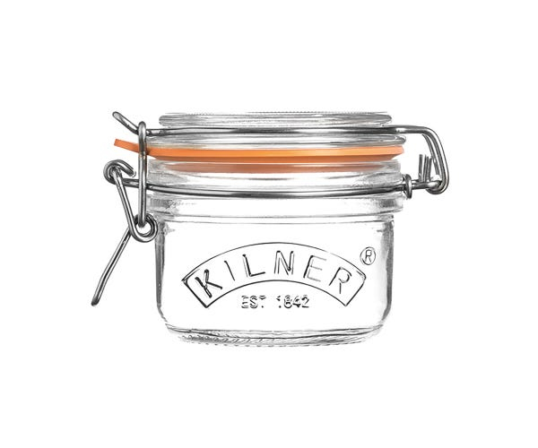 Kilner Clip Top Round Cylinder Glas Transparent