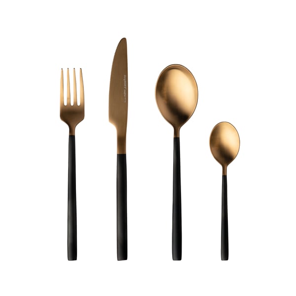 BergHOFF Gem 1204051 besticksats 4 styck Svart, Guld