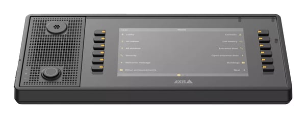 Axis C6110 video samtalesystem 17,8 cm (7") Sort