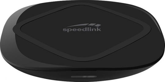 SPEEDLINK SL-690401-BK oplader til mobil enhed Smartphone Sort Vekselstrøm, USB Trådløs opladning Hurtig opladning Automatisk