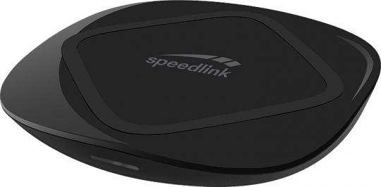 Miniatyrbillede 1 af 4: SPEEDLINK SL-690401-BK oplader til mobil enhed Smartphone Sort Vekselstrøm, USB Trådløs opladning Hurtig opladning Automatisk
