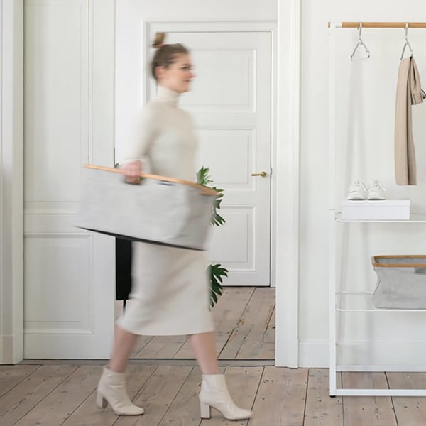 Miniatyrbillede 3 af 3: Brabantia 118180 vasketøjskurv 40 L Rektangulær Grå