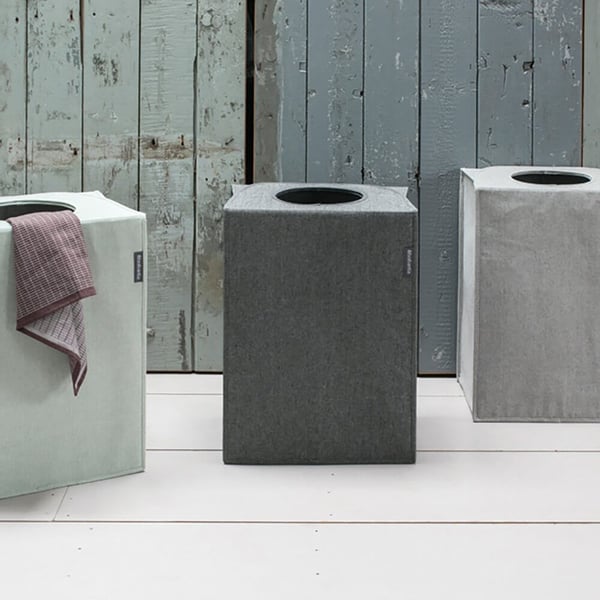 Brabantia 120381 tvättkorg 55 l Rektangulär Svart