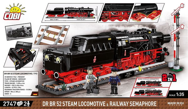 COBI DR BR 52 Steam Locomotive