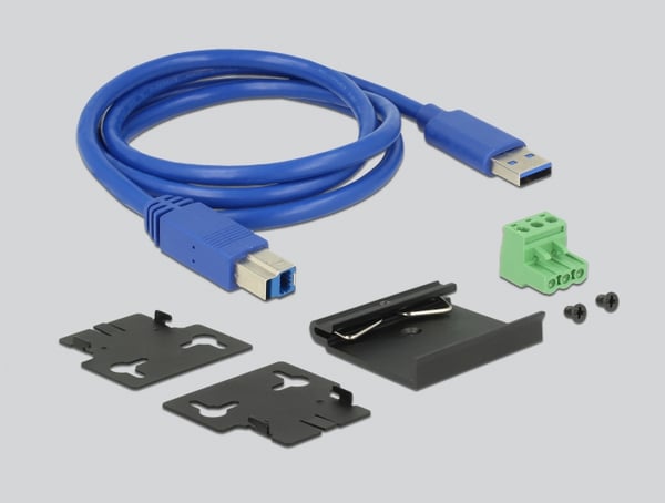 Miniatyrbild 5 av 6: DeLOCK 63919 gränssnittshubbar USB 3.2 Gen 1 (3.1 Gen 1) Micro-B 5000 Mbit/s Svart