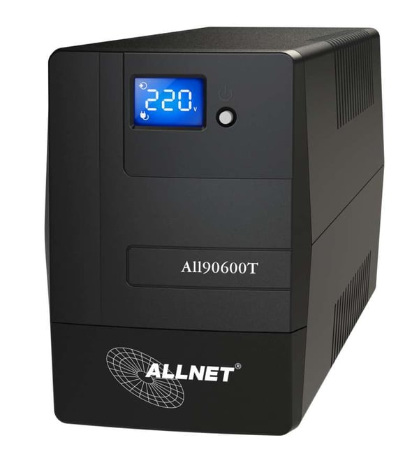 Miniatyrbillede 1 af 2: ALLNET ALL90600T UPS-enhed Interaktivt indgangsstik 0,6 kVA 360 W 4 AC stikkontakt(er)