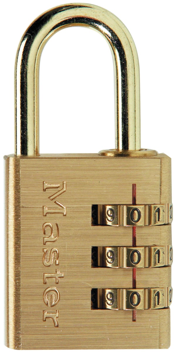 MASTER LOCK 630EURD bagagelås Bagage hængelås Aluminium Messing