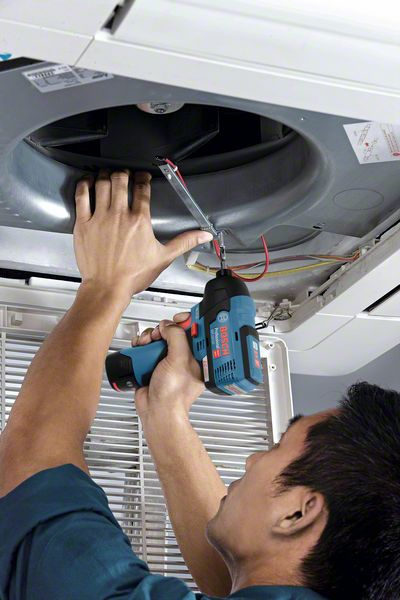 Pikkukuva 5 / 5: Bosch 0 601 9E0 005 akkuväännin 1/4" 3100 RPM 110 Nm Musta, Sininen 12 V