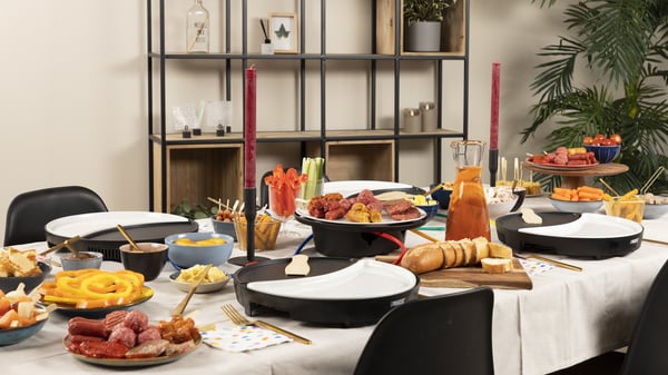 Princess 103080 raclettegrill 4 personer 1000 W Svart