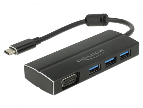 DeLOCK 63932 dockningsstationer för bärbara datorer USB 3.2 Gen 1 (3.1 Gen 1) Type-C Svart DeLOCK 63932 dockningsstationer för bärbara datorer USB 3.2 Gen 1 (3.1 Gen 1) Type-C Svart