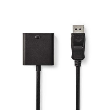 Miniatyrbild 3 av 4: Nedis CCGP37250BK02 videokabeladapter 0,2 m DisplayPort DVI-D Svart