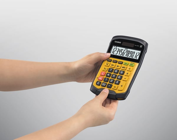Pikkukuva 3 / 6: Casio WM-320MT laskin Tasku Näyttölaskin Musta, Keltainen