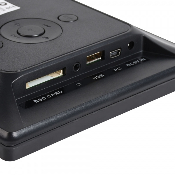 Miniatyrbild 2 av 5: New Majestic DF-918 digitala fotoramar Svart 17,8 cm (7")