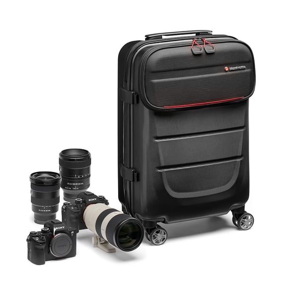 Manfrotto Pro Light Reloader Spin-55 Kabinväska Svart, Röd