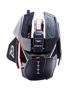 Miniatyrbillede 6 af 6: Mad Catz R.A.T. X3 mus Spil Højre hånd USB Type-A Optisk 16000 dpi