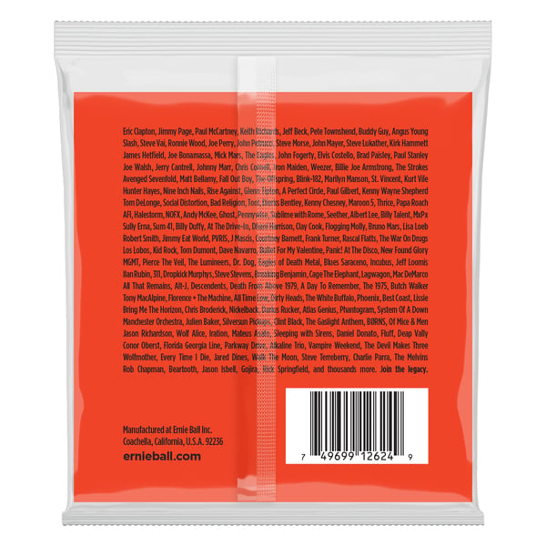 Ernie Ball P02624 musiikkisoittimen kieli Sähkö 8 kpl Terästä Kitara