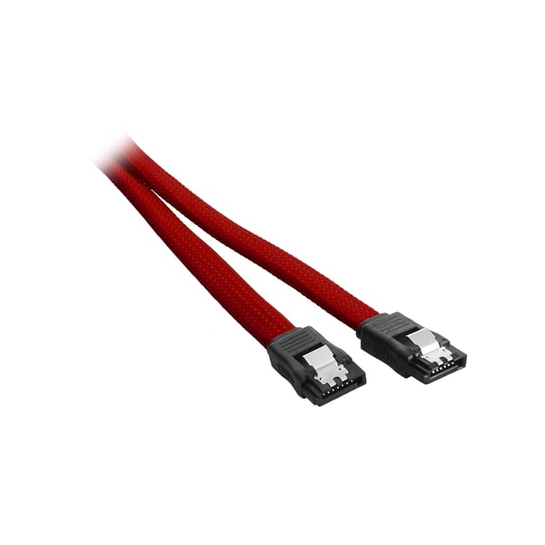 Miniatyrbild 3 av 4: Cablemod ModMesh SATA-kablar 0,3 m SATA 7-pin Svart, Röd