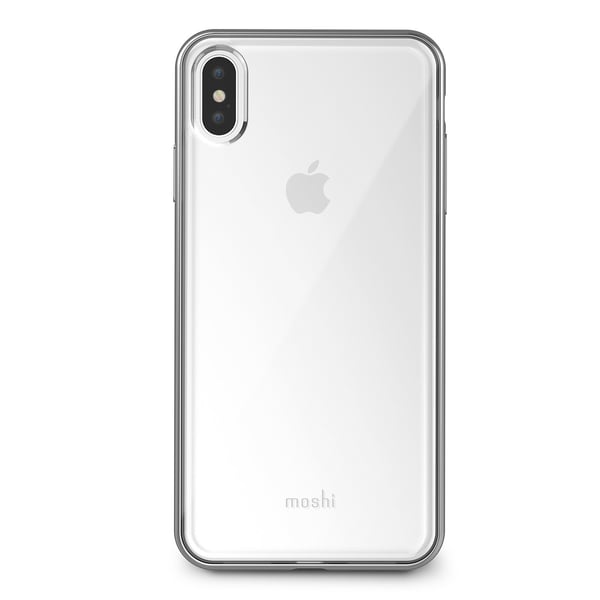 Miniatyrbillede 1 af 5: Moshi Vitros mobiltelefon etui Ramme Sølv, Transparent