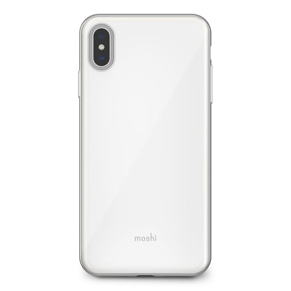 Miniatyrbillede 1 af 5: Moshi iGlaze mobiltelefon etui Ramme Sølv, Hvid