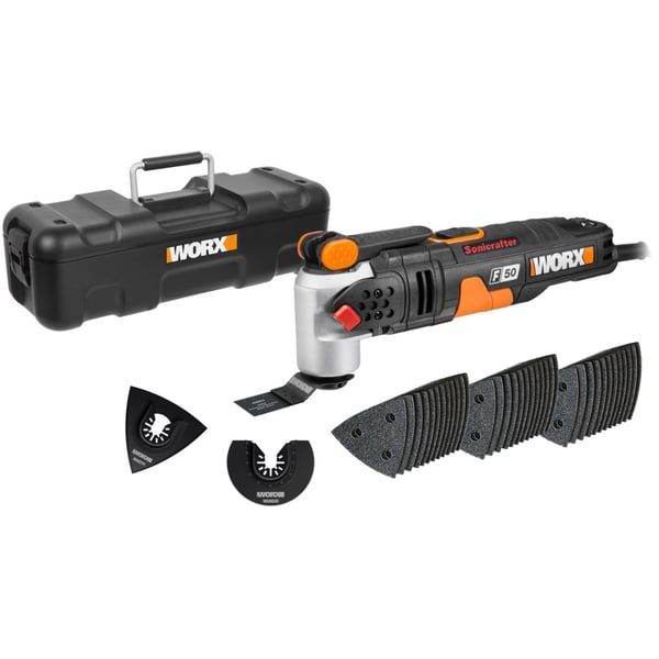 Miniatyrbillede 3 af 3: WORX WX681 multifunktionsværktøj Aluminium, Sort, Orange 450 W