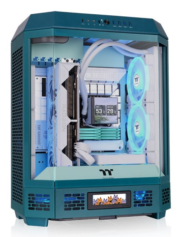 Pikkukuva 1 / 6: Thermaltake The Tower 600 Midi Tower Petroolin värinen