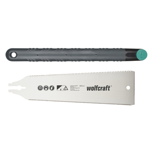 Miniatyrbillede 7 af 9: wolfcraft GmbH 6951000 håndsav Japansk sav 24 cm Sort, Rustfrit stål