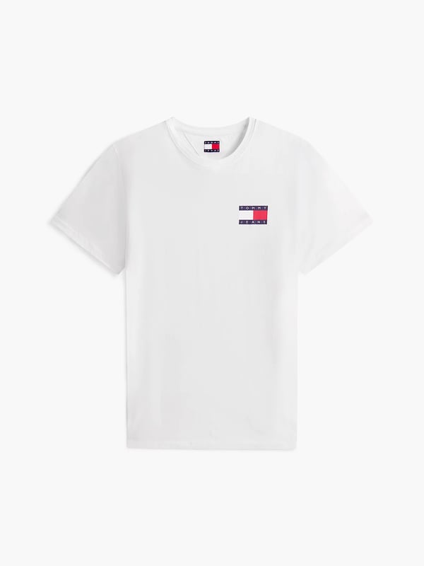 Tommy Hilfiger DM0DM20740YBR T-paita Pyöreä pääntie Puuvilla