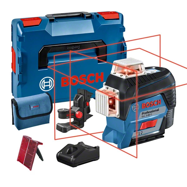 Pikkukuva 1 / 5: Bosch GLL 3-80 C Professional Linjalaser 30 m 630 - 650 nm (< 10 mW)