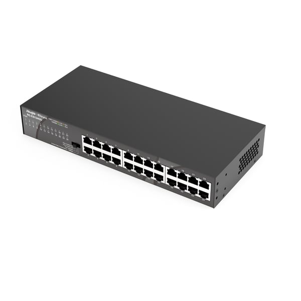 Miniatyrbild 3 av 5: Ruijie Networks RG-ES124GD nätverksswitchar Ohanterad Gigabit Ethernet (10/100/1000) Svart