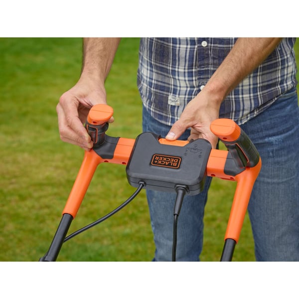 Miniatyrbild 7 av 10: Black & Decker BEMW451BH-QS gräsklippare Motorgräsklippare AC Svart, Orange