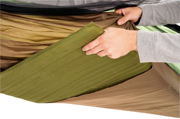 AMAZONAS Adventure Hero XXL Upphängningsbar hängmatta 1 personer Nylon Grön, Gul