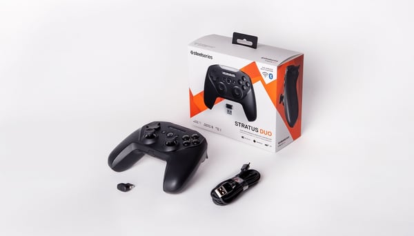 Miniatyrbild 3 av 4: Steelseries STRATUS DUO Svart Bluetooth/USB Spelplatta Analog / Digital Android, PC