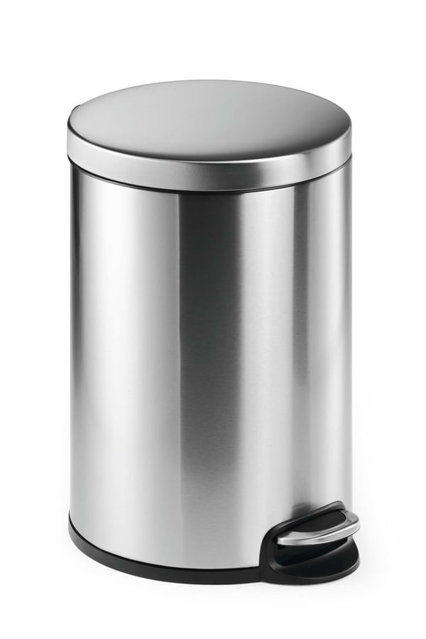 Durable 340223 skraldespand 20 L Rund Rustfrit stål