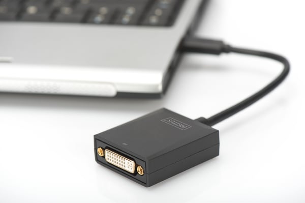 Miniatyrbild 3 av 3: Digitus DA-70842 USB-grafikadapter Svart
