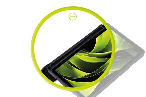 Miniatyrbild 3 av 8: Mobile Origin Easy Tablet Full Case, svart - Samsung Galaxy Tab A9