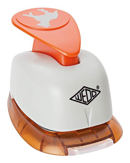 Wedo 168120 hantverksstans Stans för hobbybruk Grå, Orange