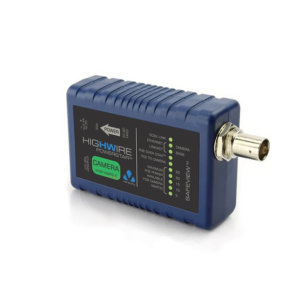 Miniatyrbillede 1 af 2: Veracity HIGHWIRE Powerstar Camera netværksomformer til medie Intern 100 Mbit/s Blå