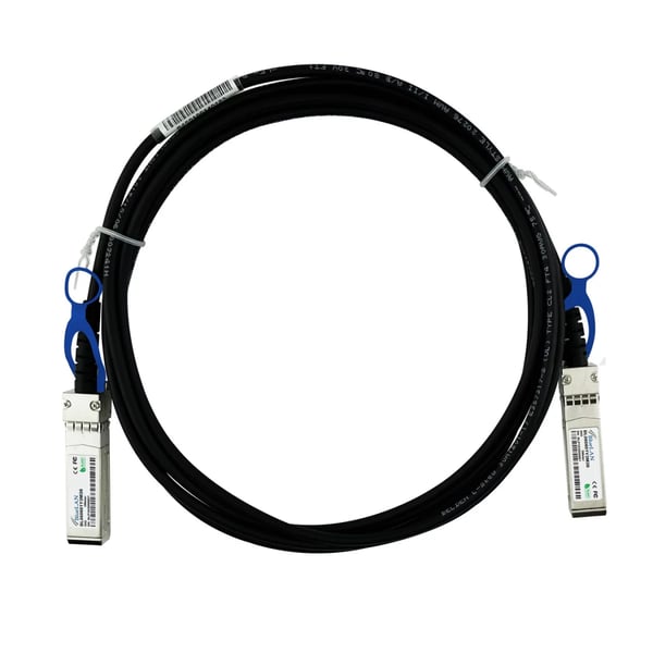 Miniatyrbillede 1 af 5: BlueOptics SFP-50G-CU2M-BL InfiniBand og fiberoptisk kabel 2 m SFP56 Sort