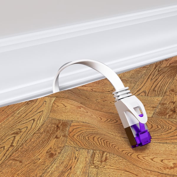 deleyCON MK2919 netværkskabel Hvid 5 m Cat7 U/FTP (STP)