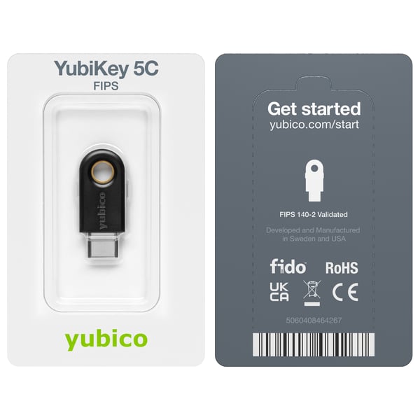Miniatyrbillede 5 af 6: Yubico YubiKey 5C FIPS