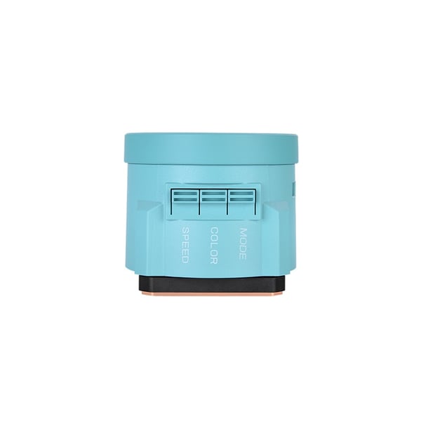 Thermaltake CL-W319-PL12TQ-A Tietokoneen jäähdytysjärjestelmä Suoritin All-in-one-nesteenjäähdytin 12 cm Turkoosi 1 kpl